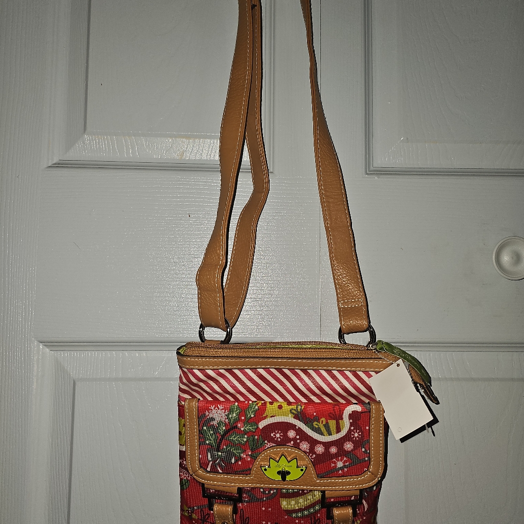 Lily Bloom Small Canvas Swing/ Crossbody Bag